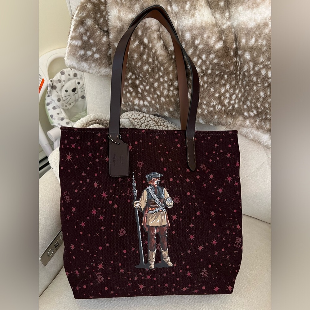 NWT Coach x Star Wars Princess Leia as Boussh Tote Bag